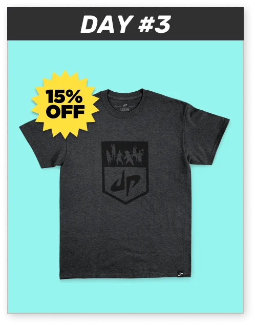 DAY 3: 15% Off Crest Tee (NEW!) SHOP NOW