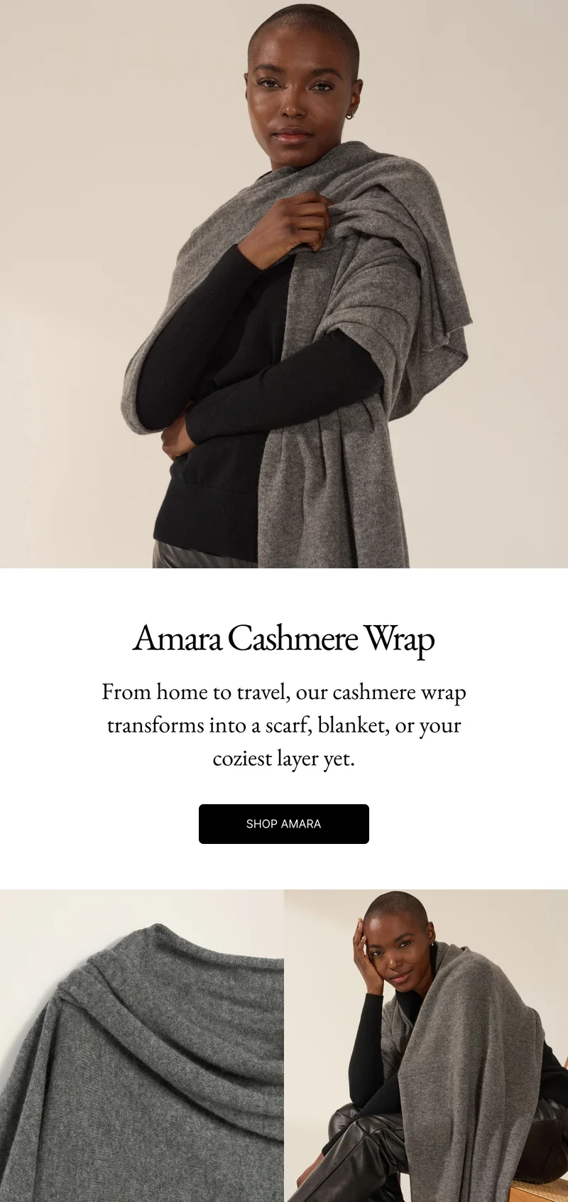 Amara Cashmere Wrap