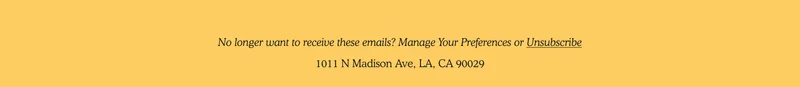 Manage Preferences