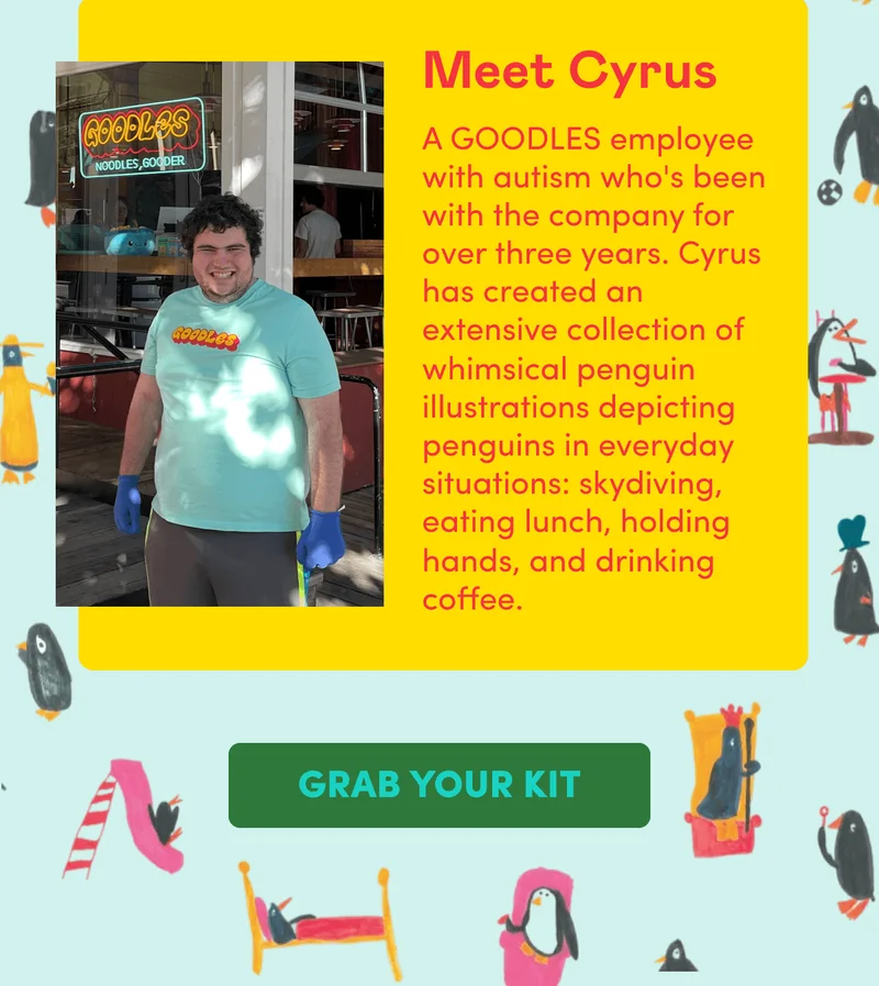 We’re giving away the Penguin Kit to some of our most loyal fans aka YOU! Interested? Enter your address below.