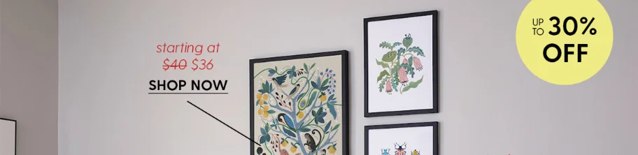 Botanical Menagerie Framed Poster