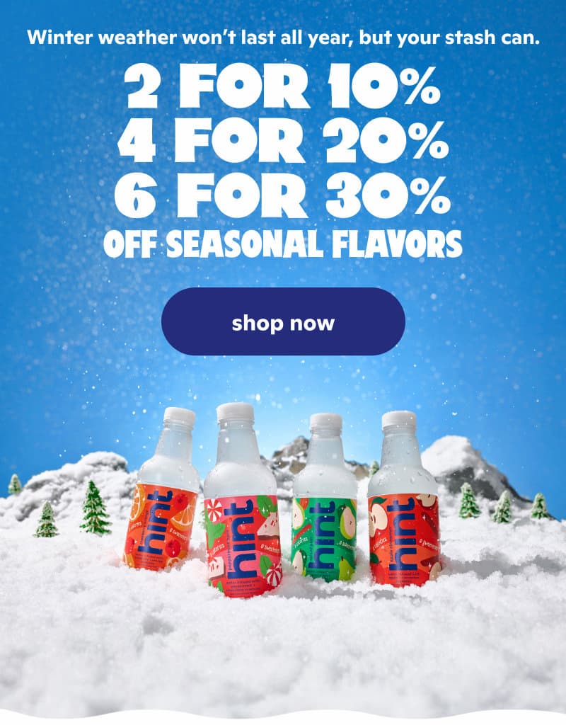 Winter weather won't last all year, but your stash can.