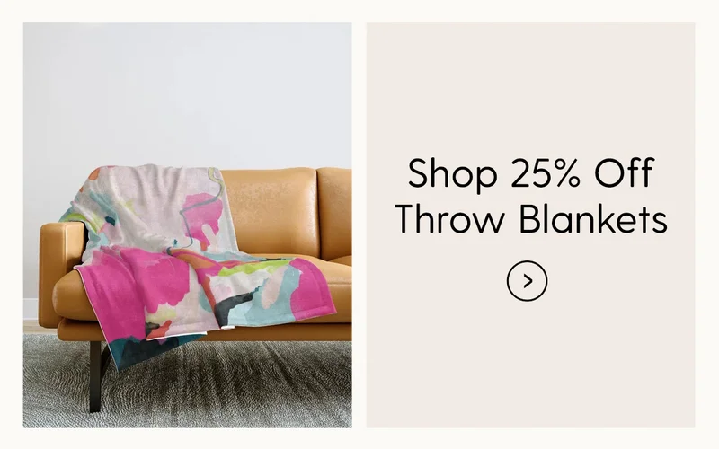 Shop 25% Off Throw Blankets