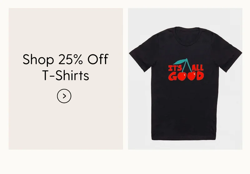 Shop 25% Off T-Shirts