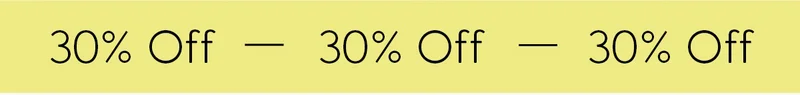 30% Off