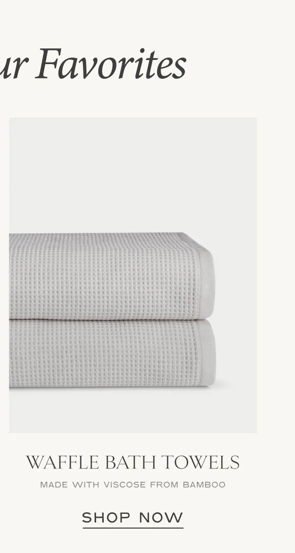 Shop The Waffle Bath Towels