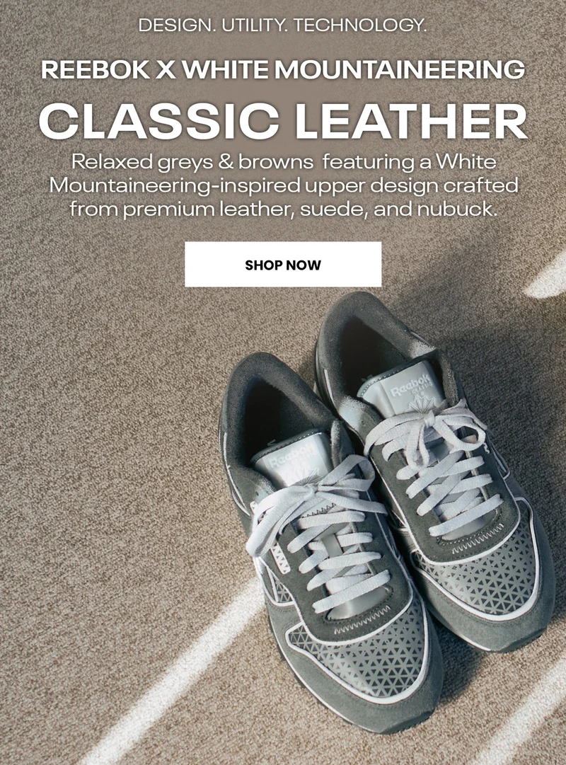 Reebok x White Mountaineering Classic Leather Shoes