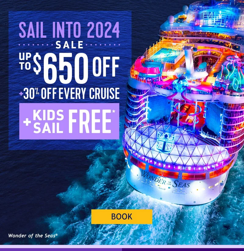UP TO $650 OFF + 30% OFF EVERY CRUISE + KIDS SAIL FREE