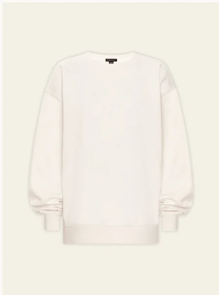 LuxeFleece Men's Crewneck Pullover in Bone