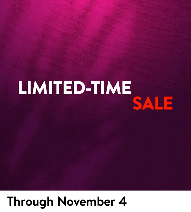 Limited-time sale.