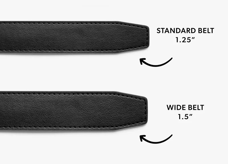 Shop Wide Black Belt