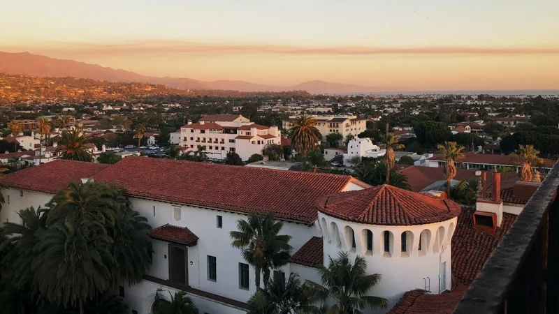 Scenic view of Santa Barbara