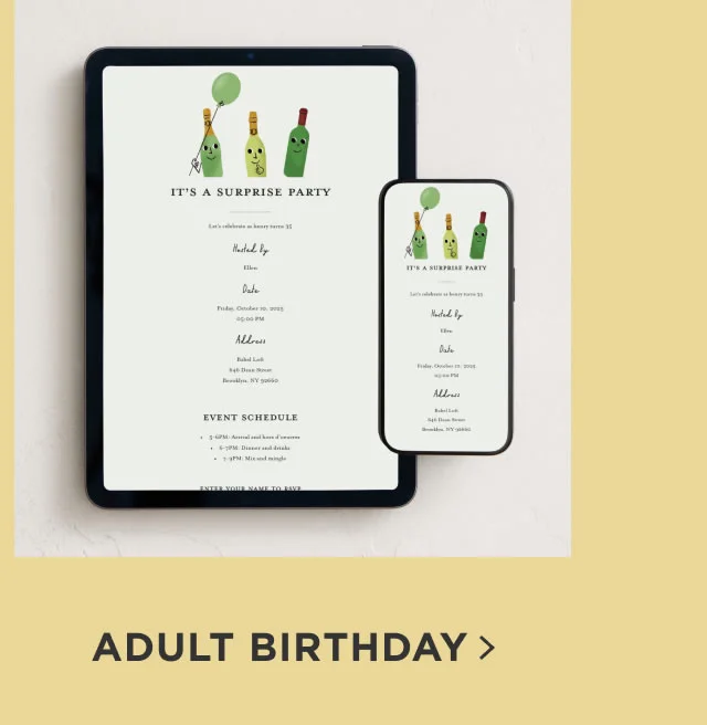 Adult Birthday