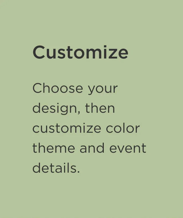 Customize