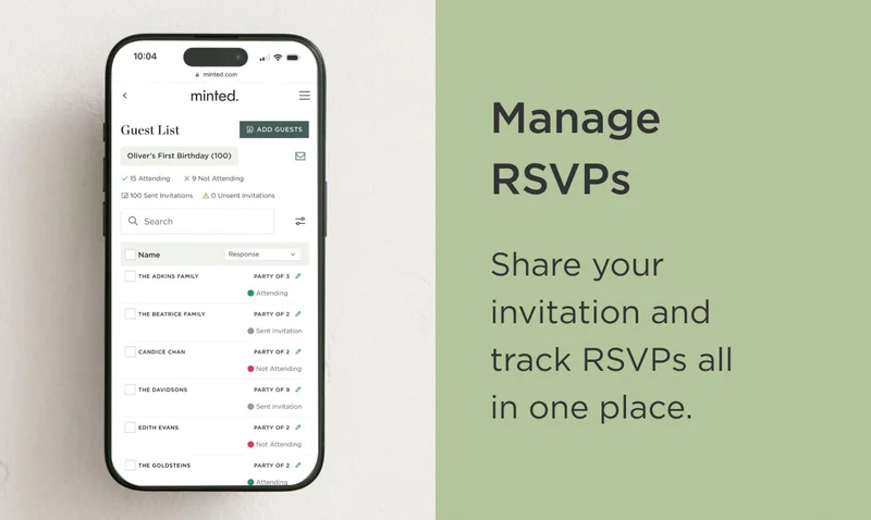 Manage RSVPs