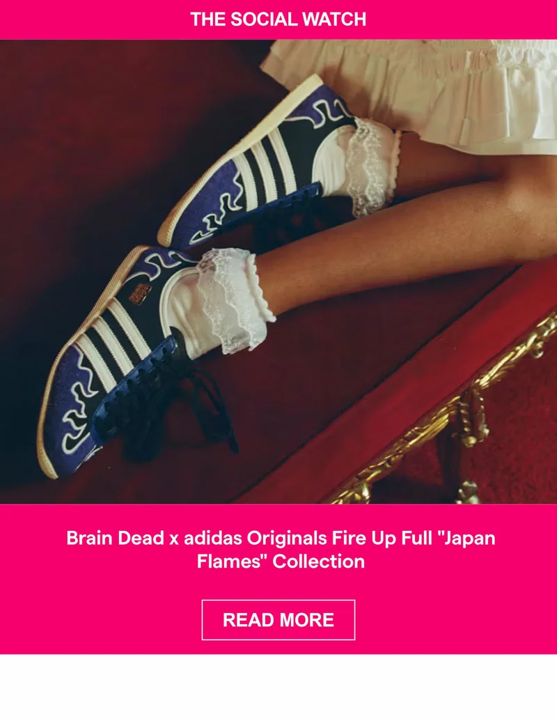 Brain Dead x adidas Originals Fire Up Full "Japan Flames" Collection