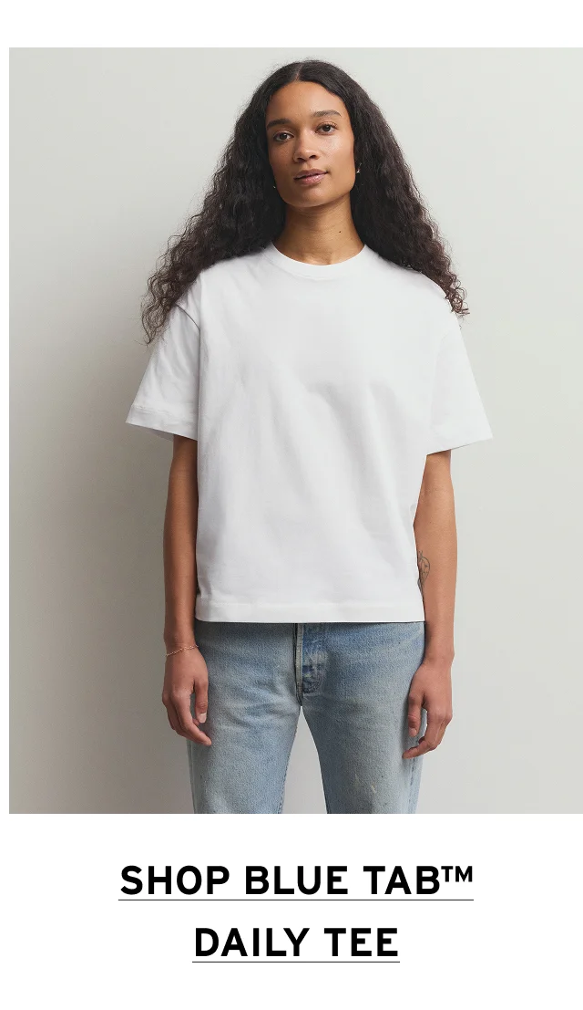 SHOP BLUE TAB DAILY TEE