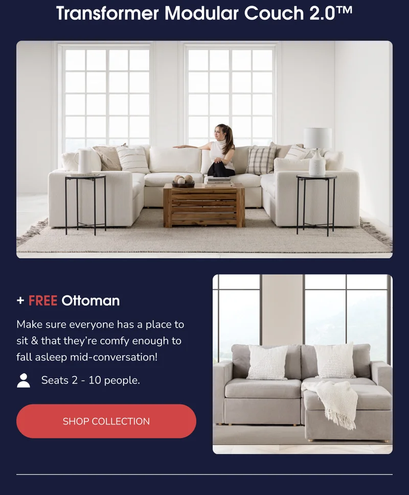 Transformer Modular Couch 2.0