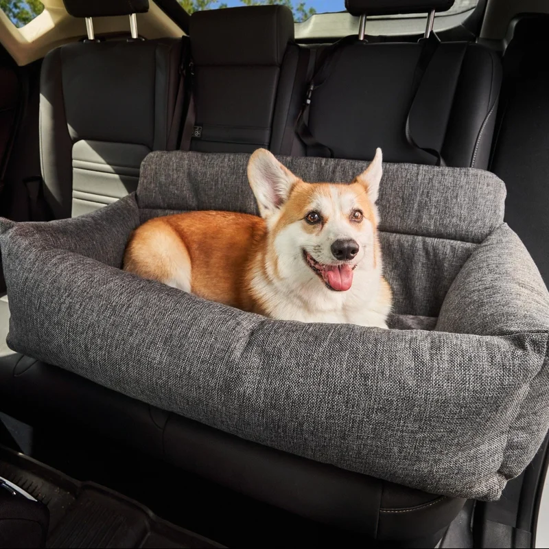 Image of PupProtector™ Memory Foam Dog Car Bed