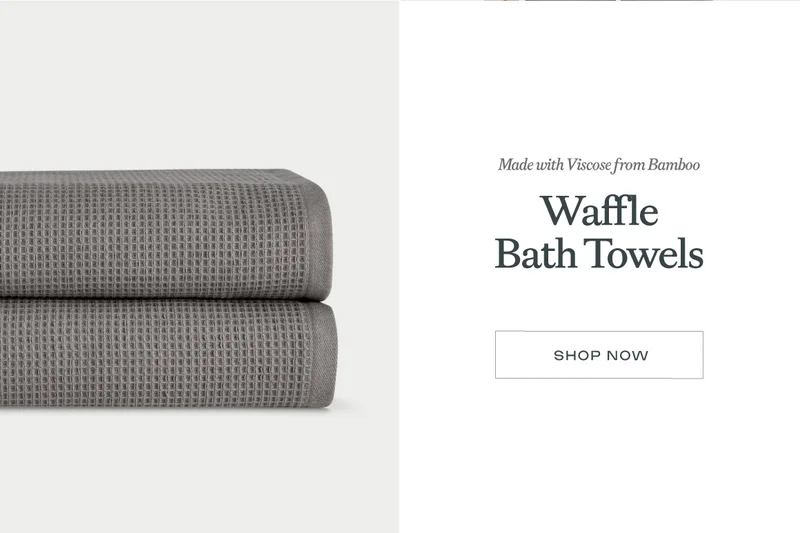 Shop The Waffle Bath Towels