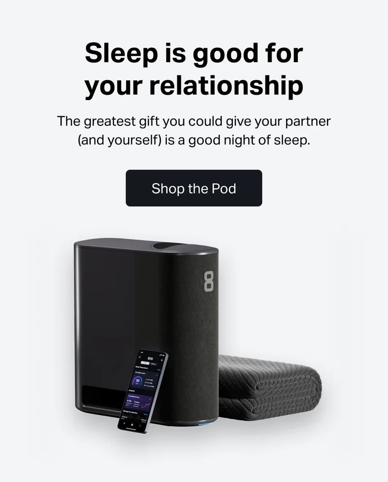 Sleep is good for your relationship The greatest gift you could give your partner (and yourself) is a good night of sleep.