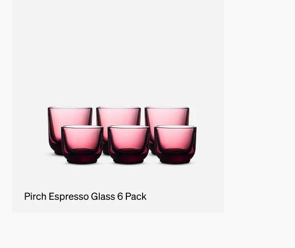 Pirch Espresso Glass 6 Pack