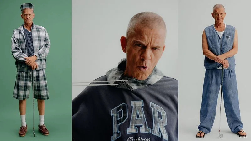 Jesper Parnevik wearing the Gap x Malbon collaboration.
