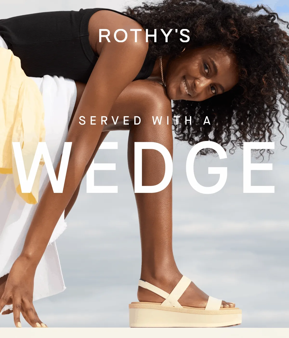 SERVED WITH A WEDGE
