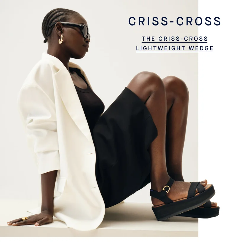 CRISS-CROSS THE CRISS-CROSS LIGHTWEIGHT WEDGE