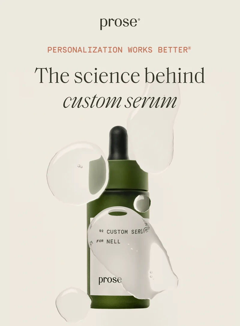 Prose | The science behind custom serum