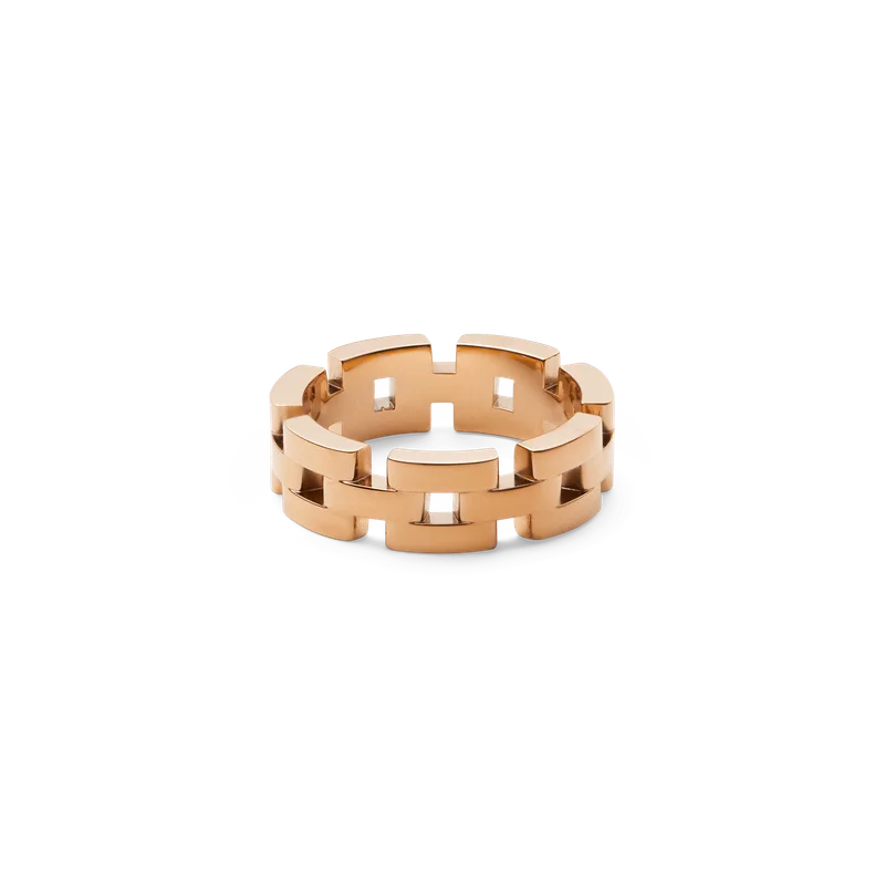 Image of 3-Link Ring Rose Gold