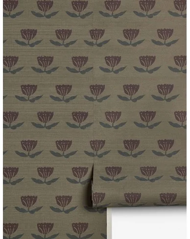Janna Grasscloth Wallpaper by Sarah Sherman Samuel-Olive