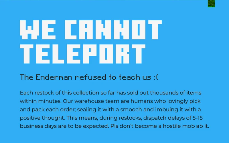 RESTOCKS COMING