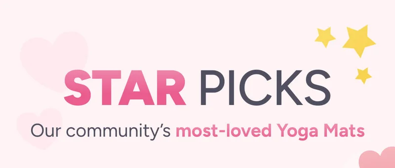 star picks, Our community’s most-loved Yoga Mats. Warrior- Like Grip Original  Alignment Guide Planet-friendly & Body-kind Longer & Wider Free Yoga Mat Bag