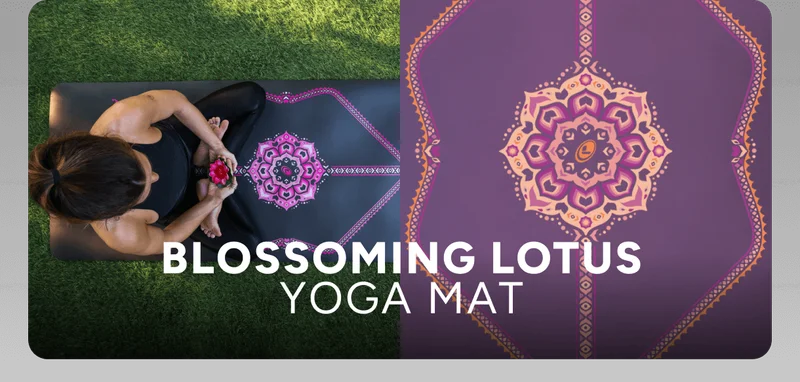 Blossoming Lotus Yoga Mat