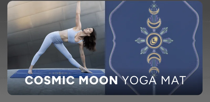 Cosmic Moon Yoga Mat