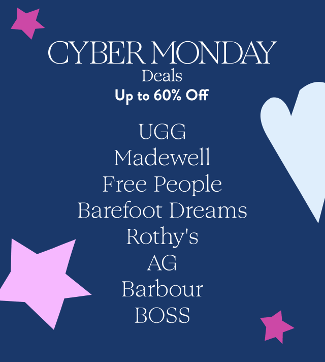 Cyber Monday Deals: up to 60% off select styles.