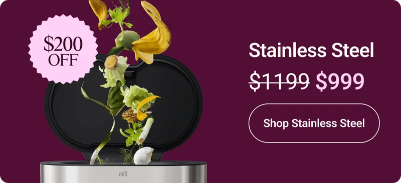 Mill Stainless Steel, $200 off — from $1199 to $999. Click to shop Stainless Steel.