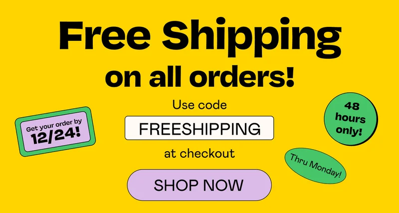 Free Shipping on all orders! | Shop Now