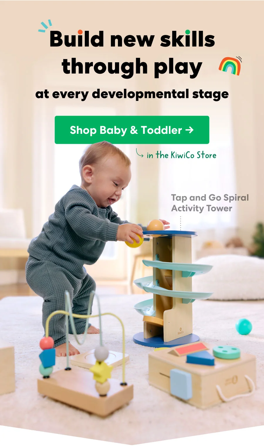 Build new skills through play! Shop Baby & Toddler