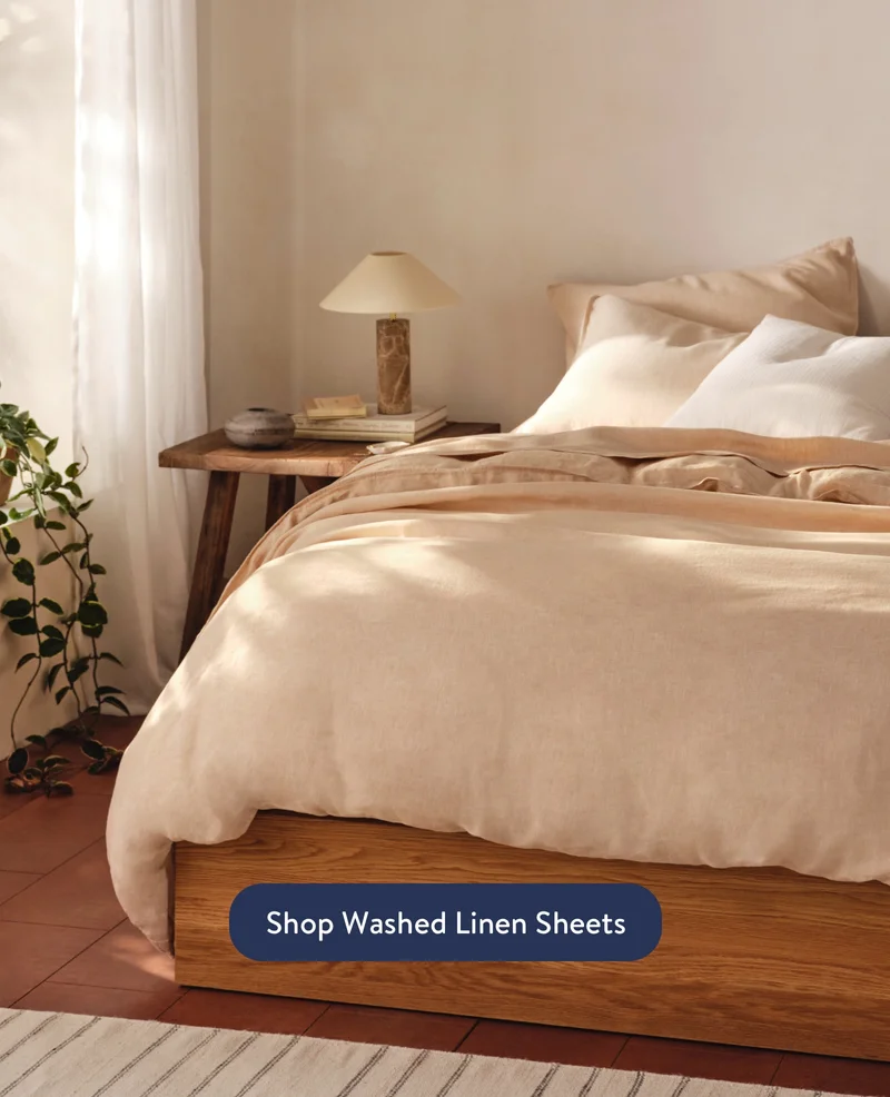 Shop Washed Linen Sheets