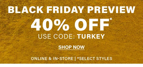 Black Friday Preview
