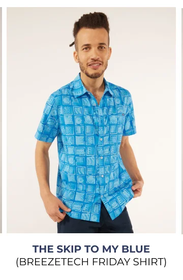 Breezetech Friday Shirt: The Skip To My Blue