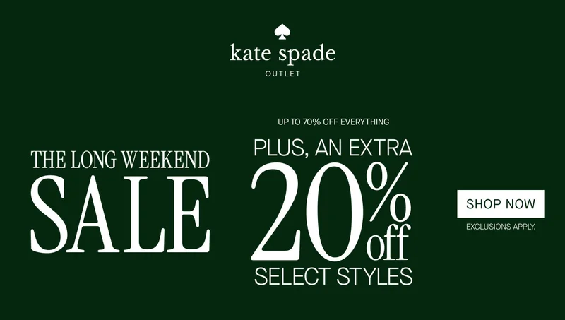 THE LONG WEEKEND SALE
