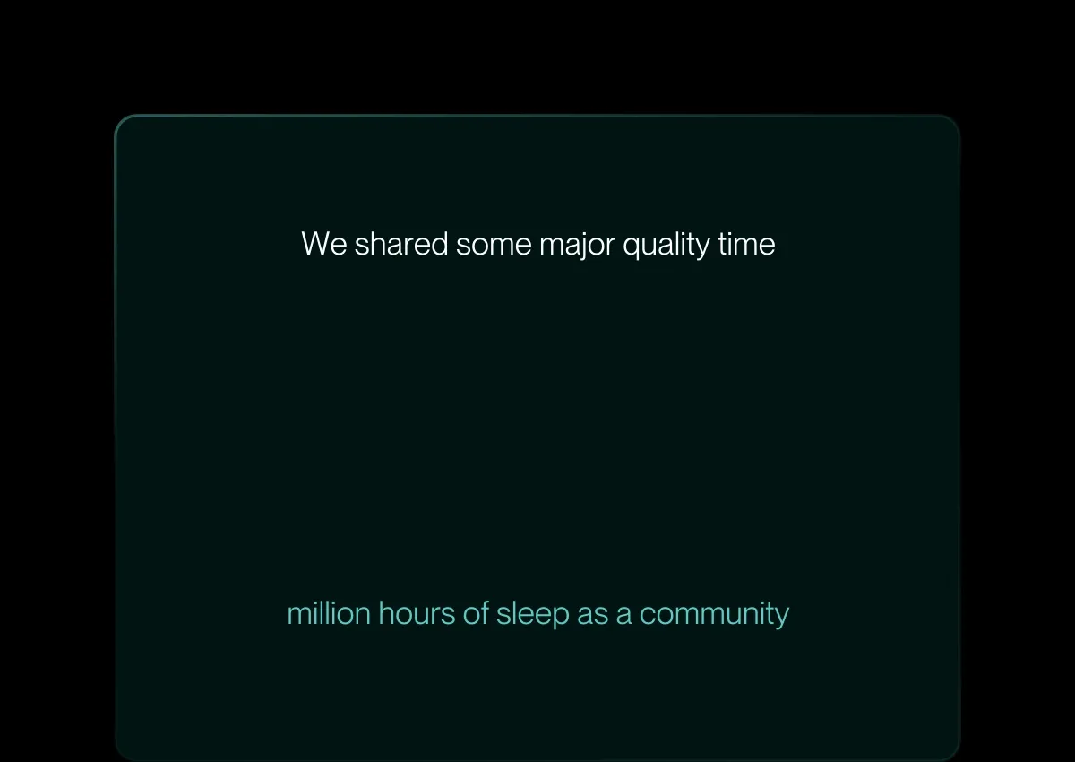 We shared some major quality time