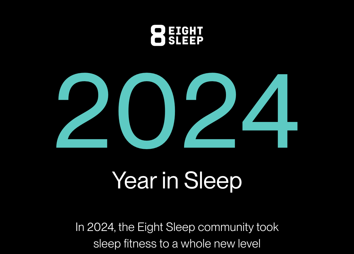 2024 Year in Sleep In 2024, the Eight Sleep community&nbsp;took sleep fitness to a whole new level