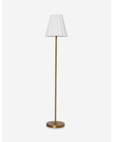 Matthews Floor Lamp-Brass