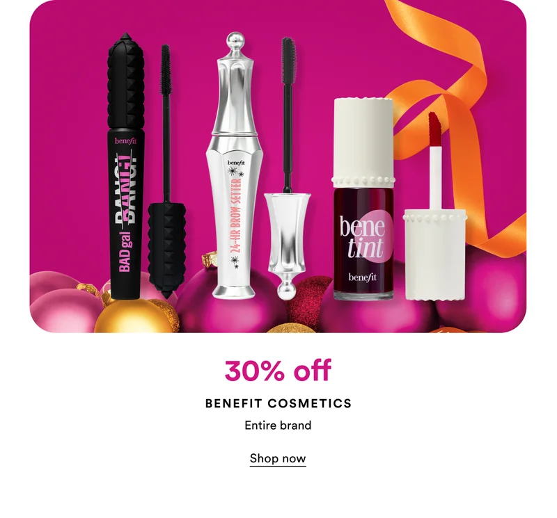 30% off | Benefit Cosmetics