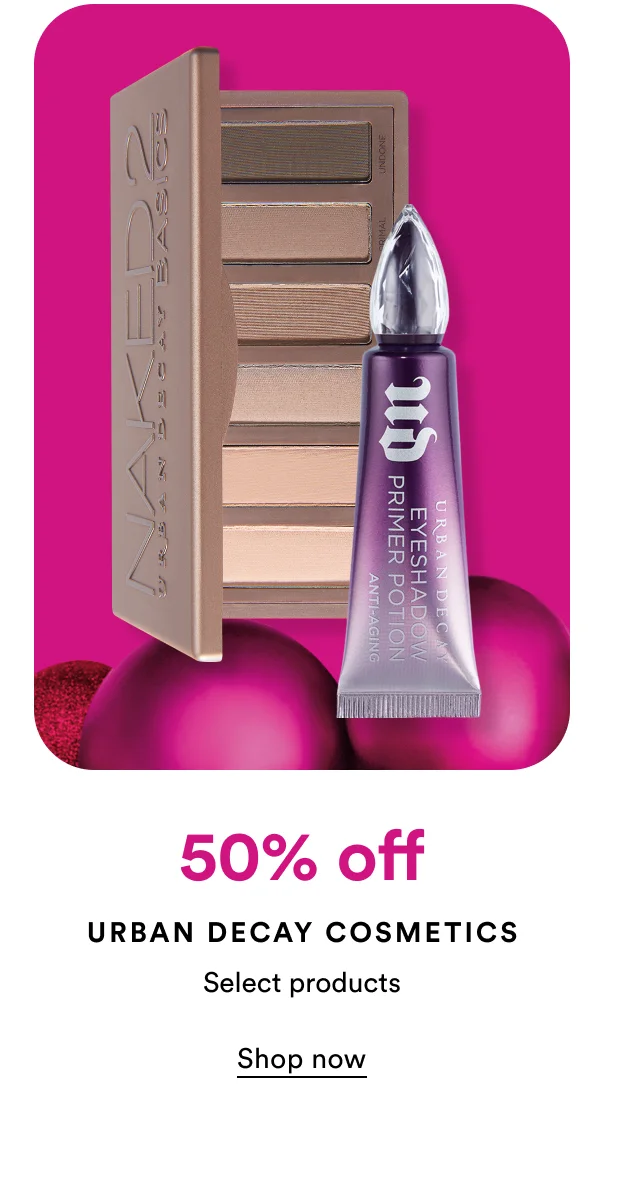 50% off | Urban Decay Cosmetics | Select products