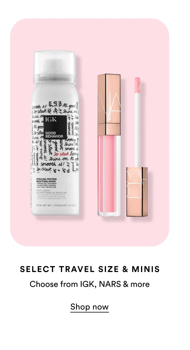 Select travel size & minis
